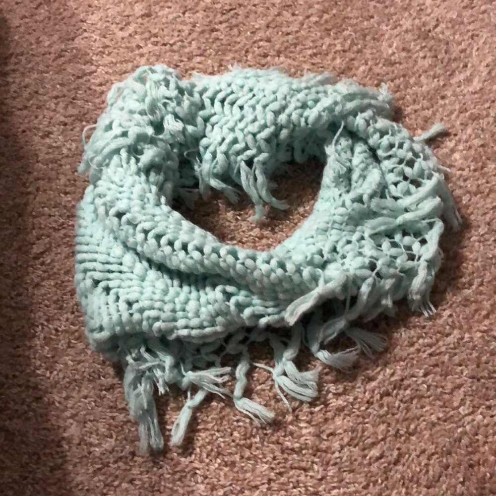 Mint infinity scarf